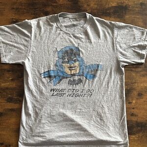Graphic Batman Short-Sleeve T-Shirt - Gray/Blue